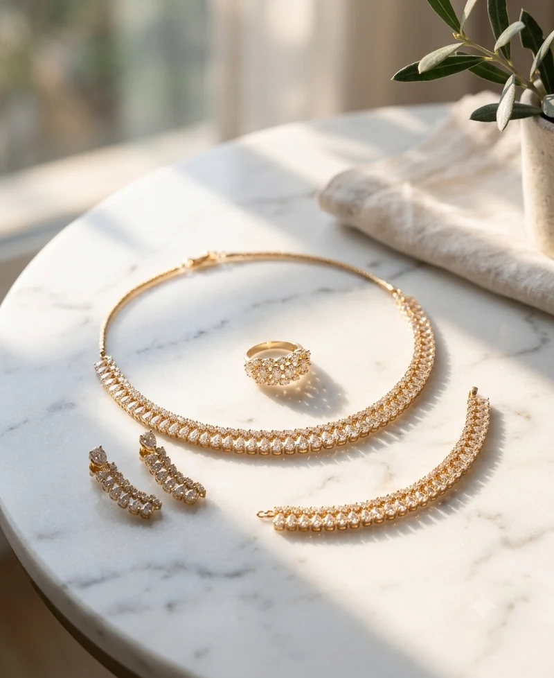 Luxury 4-Piece Jewelry Set